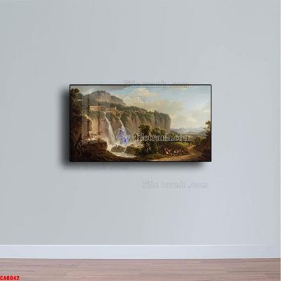 Download file Tranh sơn dầu phong cảnh châu âu CA6042 (gốc) cho xưởng in