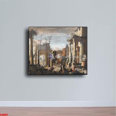 Download file gốc Tranh sơn dầu phong cảnh châu âu CA6067 (in mica) logo