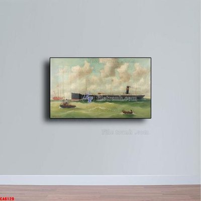 File gốc Tranh sơn dầu phong cảnh châu âu CA6129 (cho in ấn) độc quyền