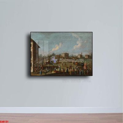 File tranh trang trí Tranh sơn dầu phong cảnh châu âu CA6131 (tải file gốc)