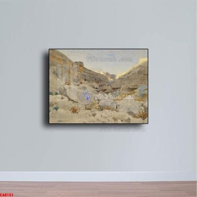 Tải xuống file tranh gốc Tranh sơn dầu phong cảnh châu âu CA6151 (PSD/TIFF)