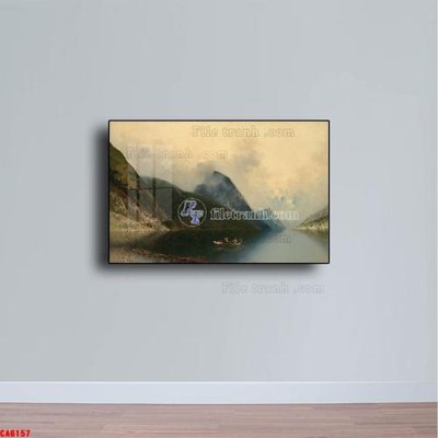 File gốc Tranh sơn dầu phong cảnh châu âu CA6157 (in 3D) nghệ thuật
