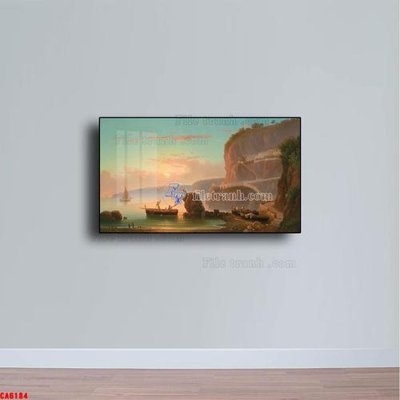 File ảnh Tranh sơn dầu phong cảnh châu âu CA6184 (gốc) cho trang trí nội thất