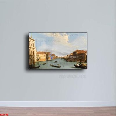 File tranh Tranh sơn dầu phong cảnh châu âu CA6199 (ảnh gốc) chi tiết rõ ràng