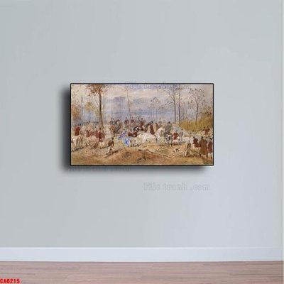 File gốc Tranh sơn dầu phong cảnh châu âu CA6215 (vector) cho in ấn