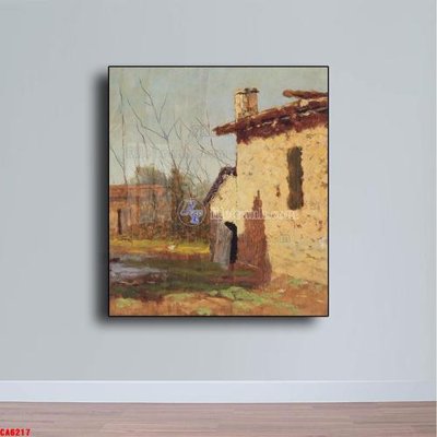 Tải file gốc Tranh sơn dầu phong cảnh châu âu CA6217 (in khổ lớn) quảng cáo