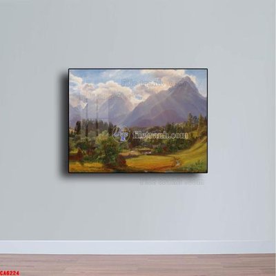 Mua file gốc Tranh sơn dầu phong cảnh châu âu CA6224 (PSD) tại Filetranh.com