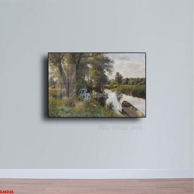 Download file gốc Tranh sơn dầu phong cảnh châu âu CA6245 (in mica) trong suốt