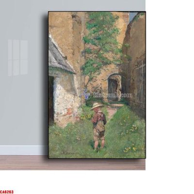 File gốc Tranh sơn dầu phong cảnh châu âu CA6263 cho in ấn và thiết kế