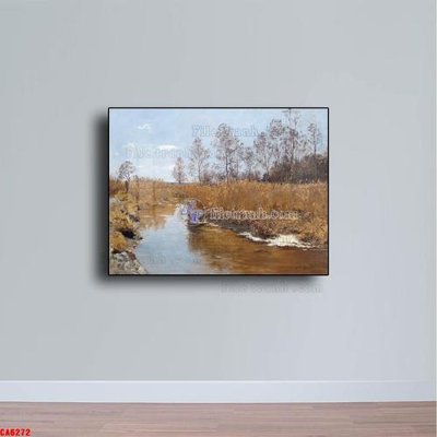 File in lụa Tranh sơn dầu phong cảnh châu âu CA6272 (phong cảnh) Tranh sơn dầu phong cảnh châu âu CA6272