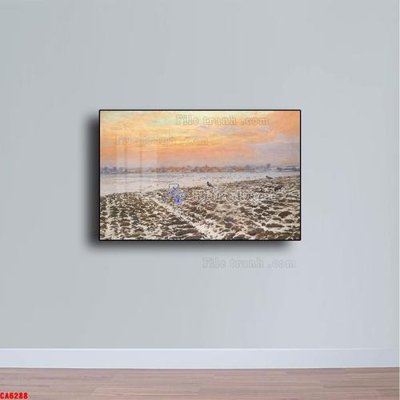 File tranh Tranh sơn dầu phong cảnh châu âu CA6288 (file gốc) chuẩn màu in
