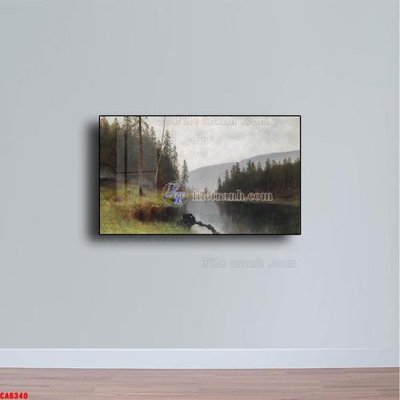 File gốc Tranh sơn dầu phong cảnh châu âu CA6340 (trang trí) cho phòng khách