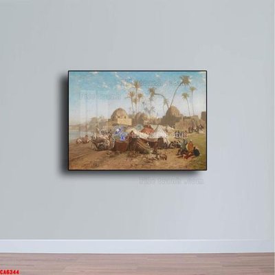 Hình ảnh file gốc in lụa Tranh sơn dầu phong cảnh châu âu CA6344