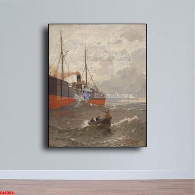 Tải file Tranh sơn dầu phong cảnh châu âu CA6359 (gốc) chủ đề tôn giáo