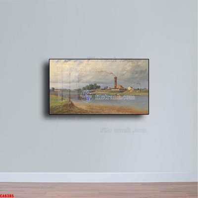 File gốc in ấn Tranh sơn dầu phong cảnh châu âu CA6385 (sẵn sàng tải về)