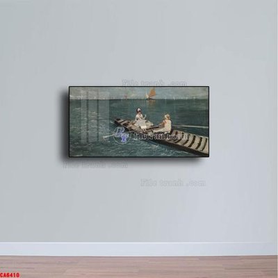 Download file gốc Tranh sơn dầu phong cảnh châu âu CA6410 (in mica) trong suốt