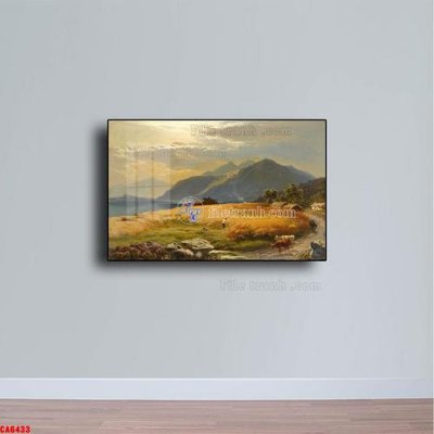 Tệp tin gốc Tranh sơn dầu phong cảnh châu âu CA6433 (dùng cho in) Tranh sơn dầu phong cảnh châu âu CA6433