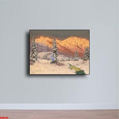 File in ấn cao cấp Tranh sơn dầu phong cảnh châu âu CA6442 (file gốc)