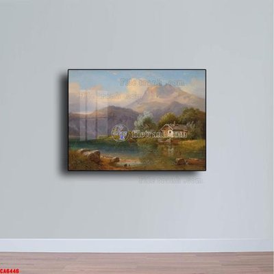 File gốc Tranh sơn dầu phong cảnh châu âu CA6446 (phong cách) châu Âu