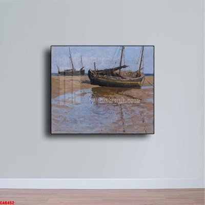 Download file Tranh sơn dầu phong cảnh châu âu CA6452 (gốc) in mica bàn thờ