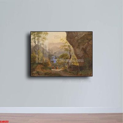 Tải file Tranh sơn dầu phong cảnh châu âu CA6522 (gốc) để in ấn ngay