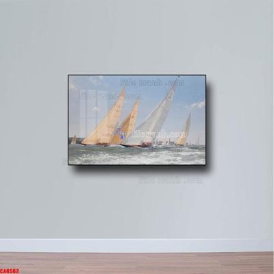 File gốc Tranh sơn dầu phong cảnh châu âu CA6562 (in mica) làm bảng hiệu