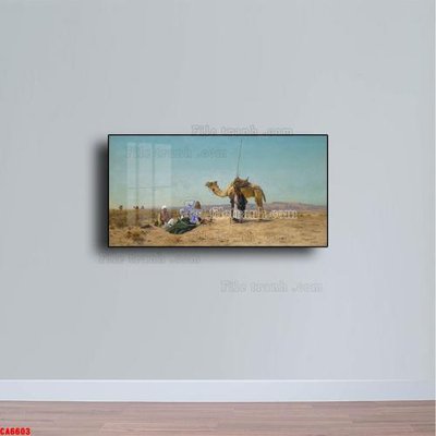 File ảnh Tranh sơn dầu phong cảnh châu âu CA6603 (gốc) dùng in Pano