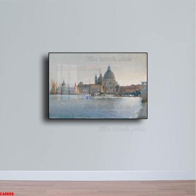 Tải file Tranh sơn dầu phong cảnh châu âu CA6609 (gốc) in nhanh