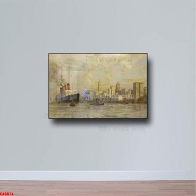 File tranh Tranh sơn dầu phong cảnh châu âu CA6614 (gốc) chủ đề thiên nhiên