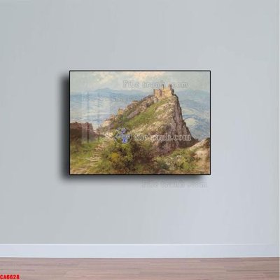 Tải file gốc Tranh sơn dầu phong cảnh châu âu CA6628 (bản PSD) còn layer