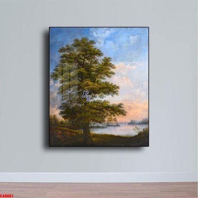 File PSD Tranh sơn dầu phong cảnh châu âu CA6661 (gốc) cho designer