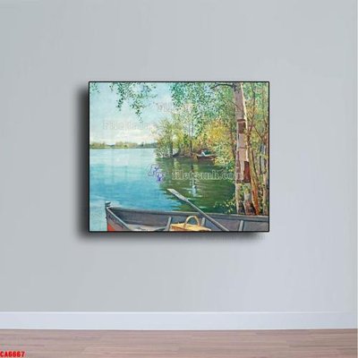 Download file gốc Tranh sơn dầu phong cảnh châu âu CA6667 (in lụa) tranh 3D