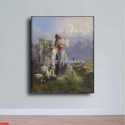 File gốc Tranh sơn dầu phong cảnh châu âu CA6669 (thiết kế) cho in ấn