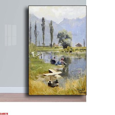 Tệp tin gốc Tranh sơn dầu phong cảnh châu âu CA6678 (chất lượng) Tranh sơn dầu phong cảnh châu âu CA6678