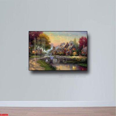 Tải file gốc Tranh sơn dầu phong cảnh châu âu CA6694 (in không vỡ ảnh)
