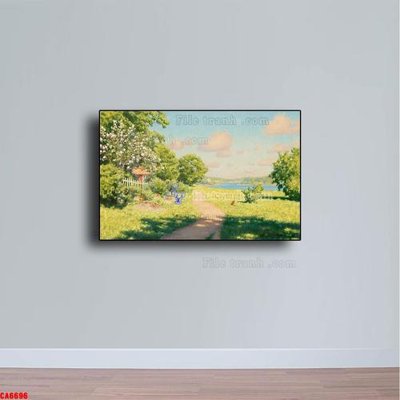 Tải file Tranh sơn dầu phong cảnh châu âu CA6696 (gốc) để in ấn ngay