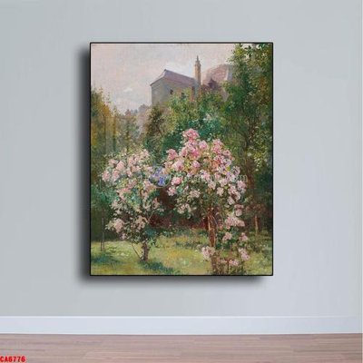 File in lụa Tranh sơn dầu phong cảnh châu âu CA6776 (tân cổ điển) Tranh sơn dầu phong cảnh châu âu CA6776