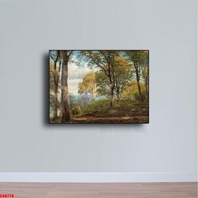 File tranh Tranh sơn dầu phong cảnh châu âu CA6778 (bản gốc) treo quán cafe