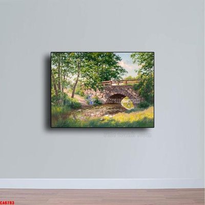 File tranh Tranh sơn dầu phong cảnh châu âu CA6783 (bản gốc) treo phòng ăn