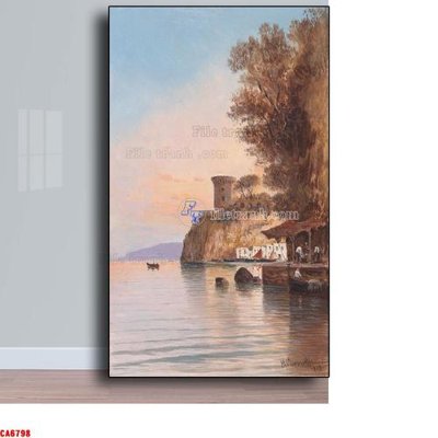 Download file Tranh sơn dầu phong cảnh châu âu CA6798 (chuẩn in) Tranh sơn dầu phong cảnh châu âu CA6798