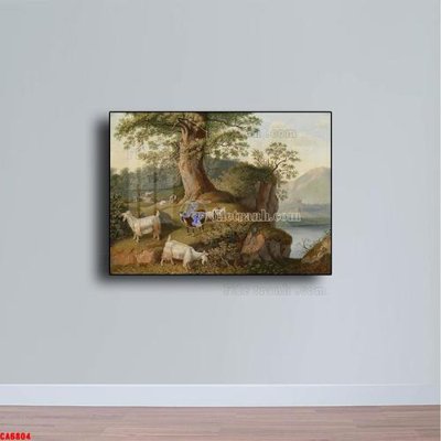 File tranh Tranh sơn dầu phong cảnh châu âu CA6804 (bản gốc) in canvas