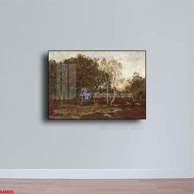 File gốc Tranh sơn dầu phong cảnh châu âu CA6825 (in ấn) không giới hạn