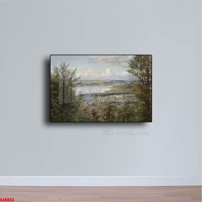 File PSD Tranh sơn dầu phong cảnh châu âu CA6833 (bản gốc) đã tách nền