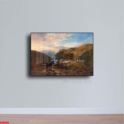 File gốc in ấn Tranh sơn dầu phong cảnh châu âu CA6839 (sẵn sàng tải về)