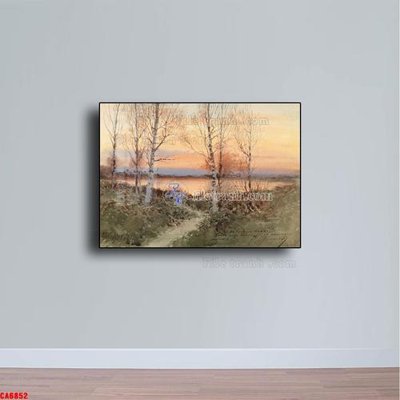 File gốc Tranh sơn dầu phong cảnh châu âu CA6852 (phiên bản chuẩn) để in ấn