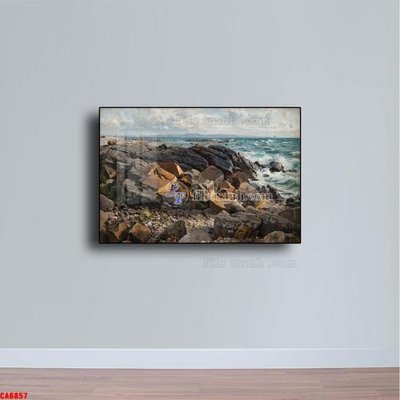 Cung cấp file tranh gốc Tranh sơn dầu phong cảnh châu âu CA6857 độc quyền