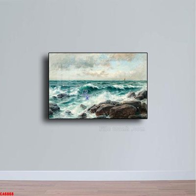 Tải file Tranh sơn dầu phong cảnh châu âu CA6868 (gốc) làm file tranh quảng cáo