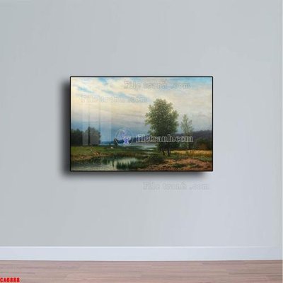 File in ấn cao cấp Tranh sơn dầu phong cảnh châu âu CA6888 (file gốc)