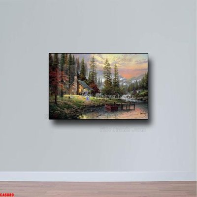 File gốc Tranh sơn dầu phong cảnh châu âu CA6889 (phiên bản chuẩn) để in ấn