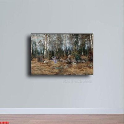 File in trần Tranh sơn dầu phong cảnh châu âu CA6892 (bản gốc) đại dương